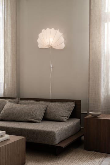 Anna væglampe L 54 cm - White cotton - Watt & Veke