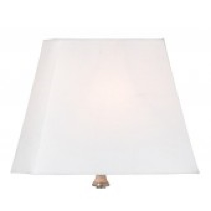Watt & Veke Basic Rektangulær lampeskærm 22 cm Hvid
