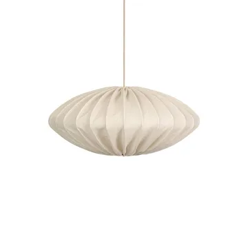 Ellipse lampeskærm i linned 80 cm - Natur - Watt & Veke