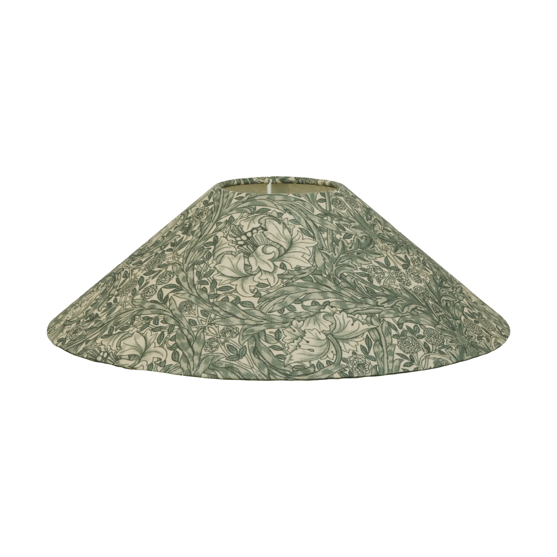 Flat shade lampeskærm, African marigold green, Ø36x10 cm Watt & Veke