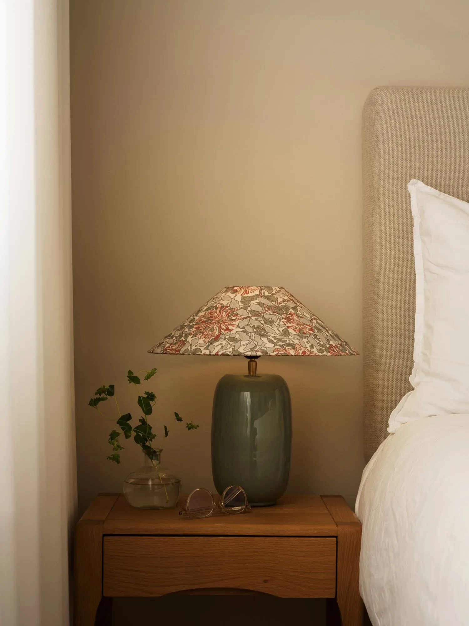 Flat shade lampeskærm, Honeysuckle blush, Ø36x10 cm Watt & Veke