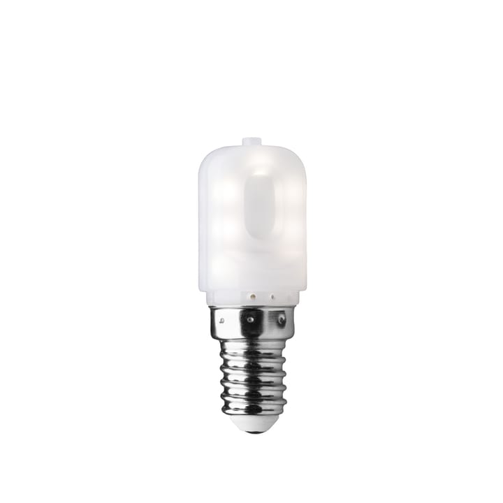 LED T22 lyskilde E14, opal, 2,5W Watt & Veke