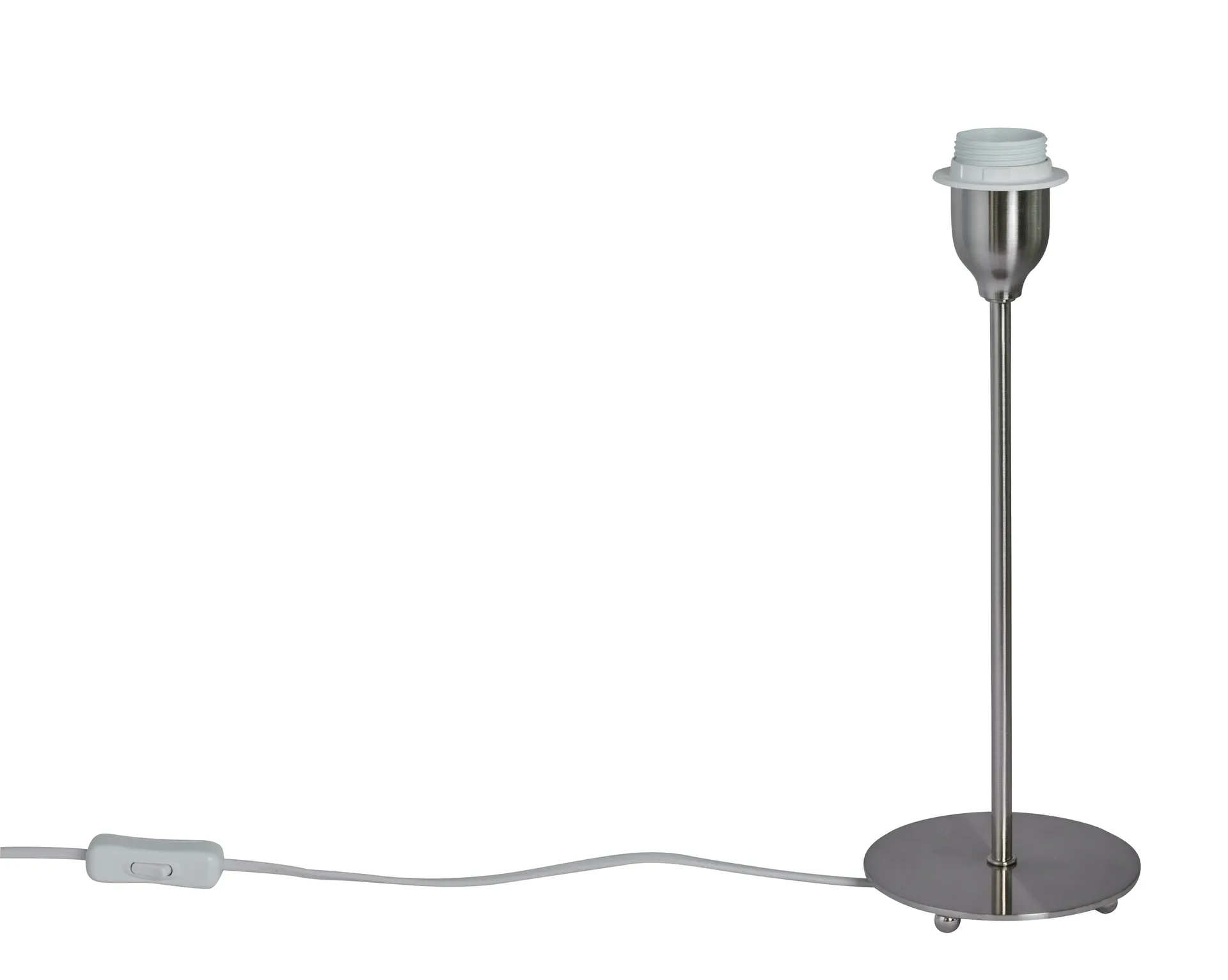 Line 35 bordlampefod, Matt chrome Watt & Veke
