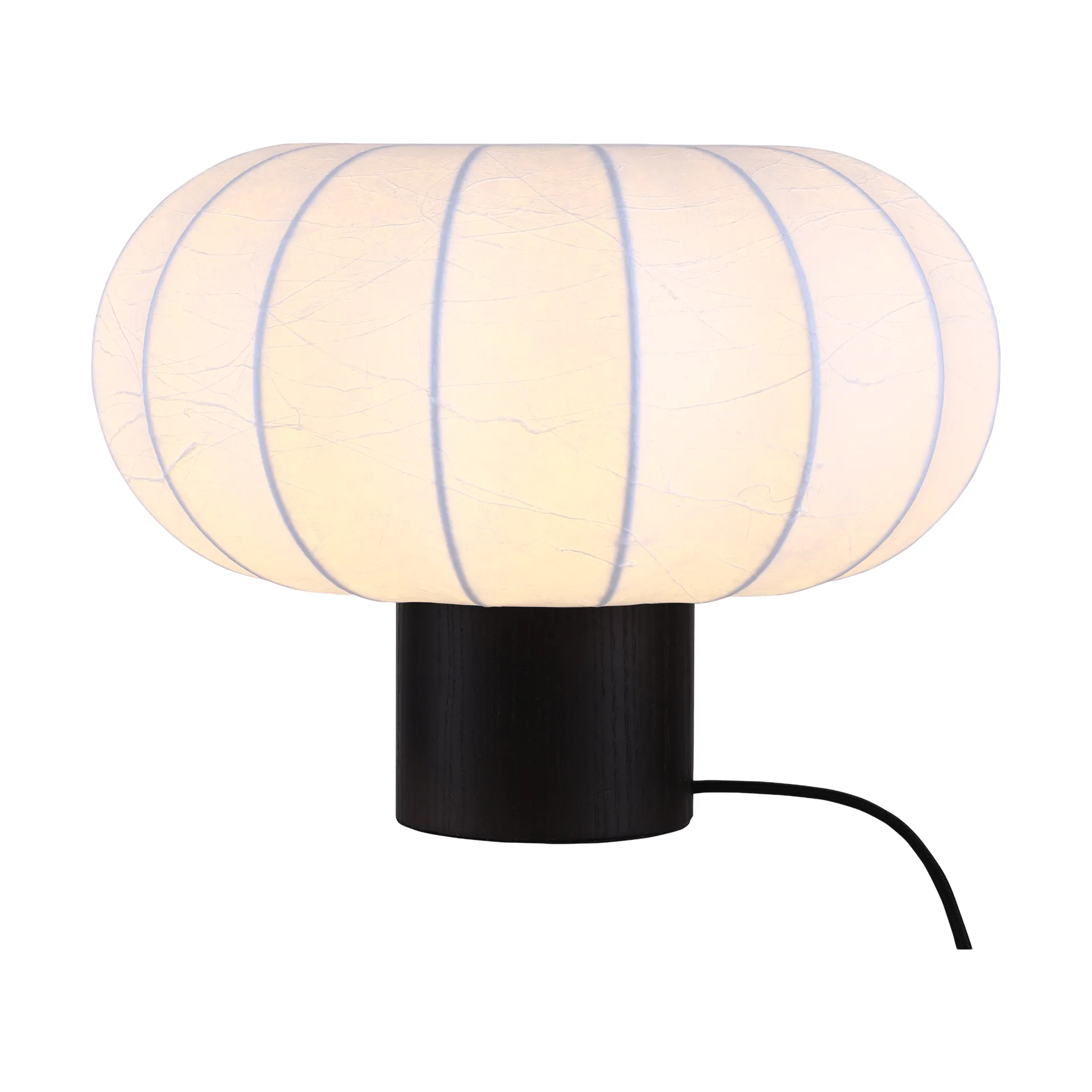 Lunari bordlampe, White-Dark ash, Ø32x24 cm Watt & Veke