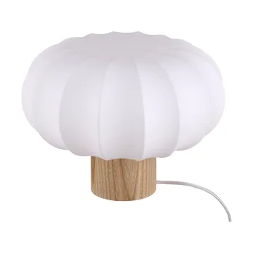 Lunari bordlampe - White-Natural ash, Ø32x24cm - Watt & Veke