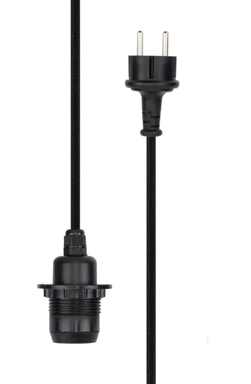 Outdoor kabelsæt - Black, 500 cm, E27 - Watt & Veke