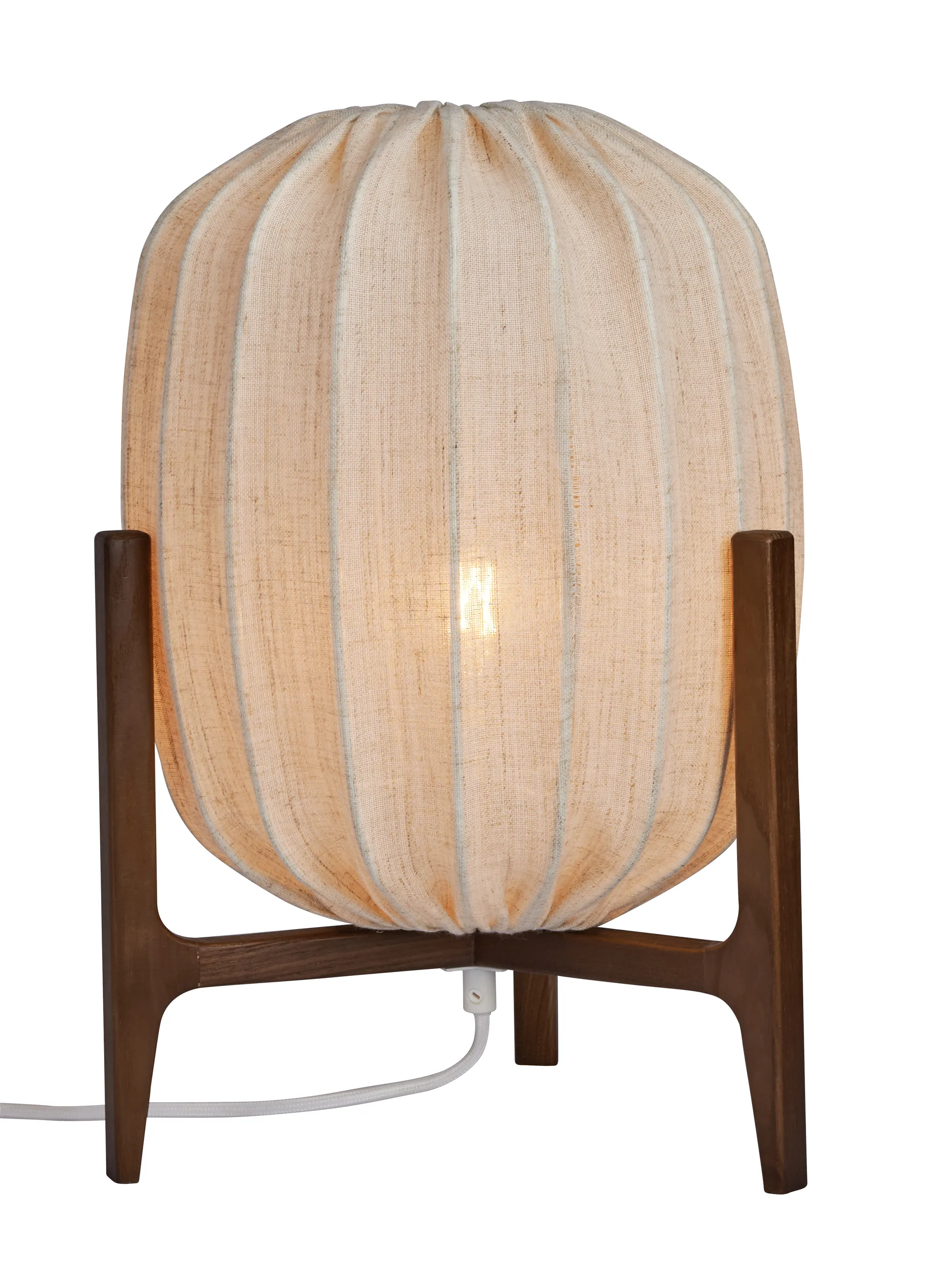 Prisma bordlampe, Dark ash-natural, Ø27x42 cm Watt & Veke