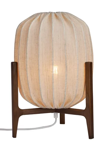 Prisma bordlampe - Dark ash-natural, Ø27x42 cm - Watt & Veke