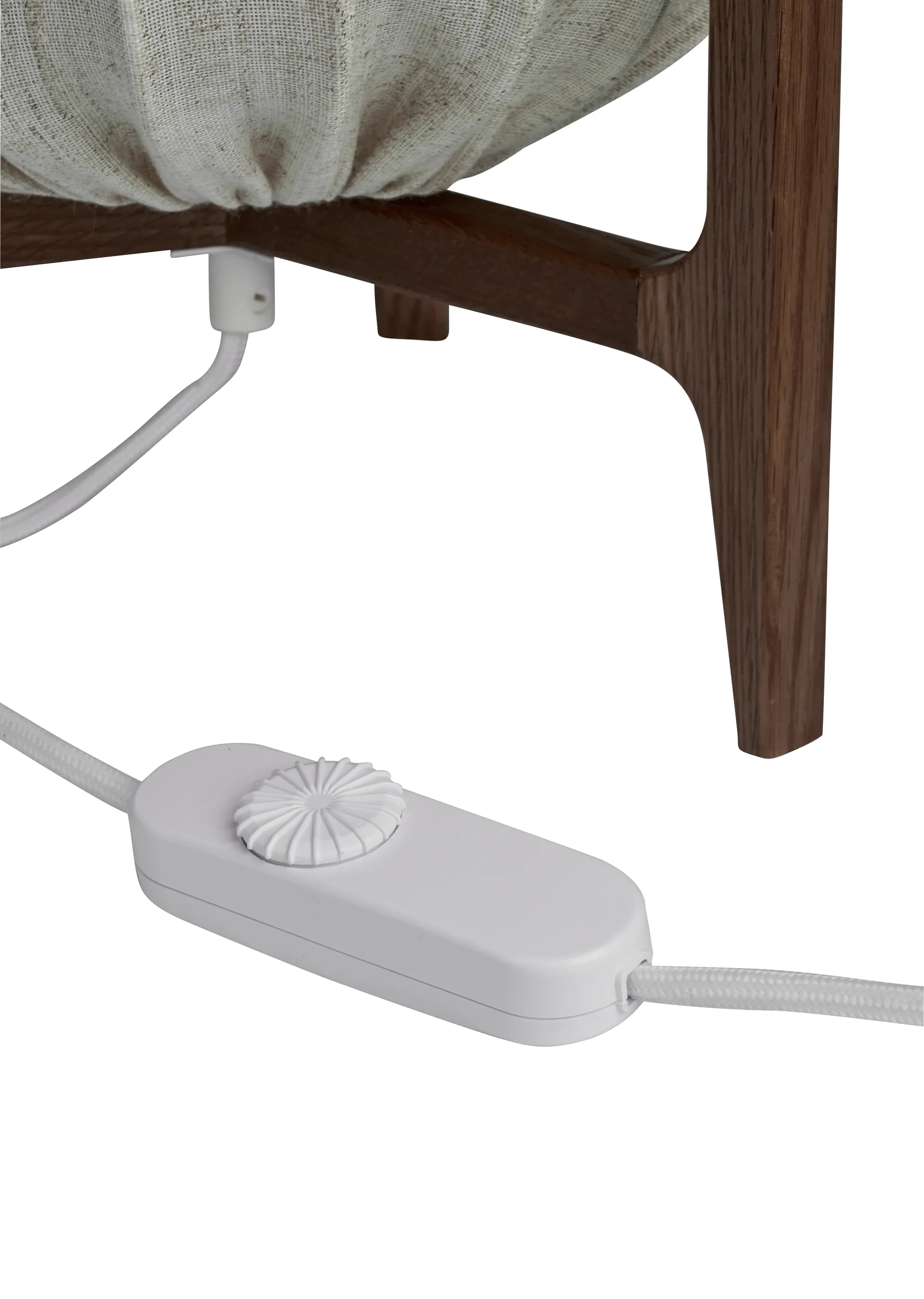 Prisma bordlampe, Dark ash-natural, Ø27x42 cm Watt & Veke