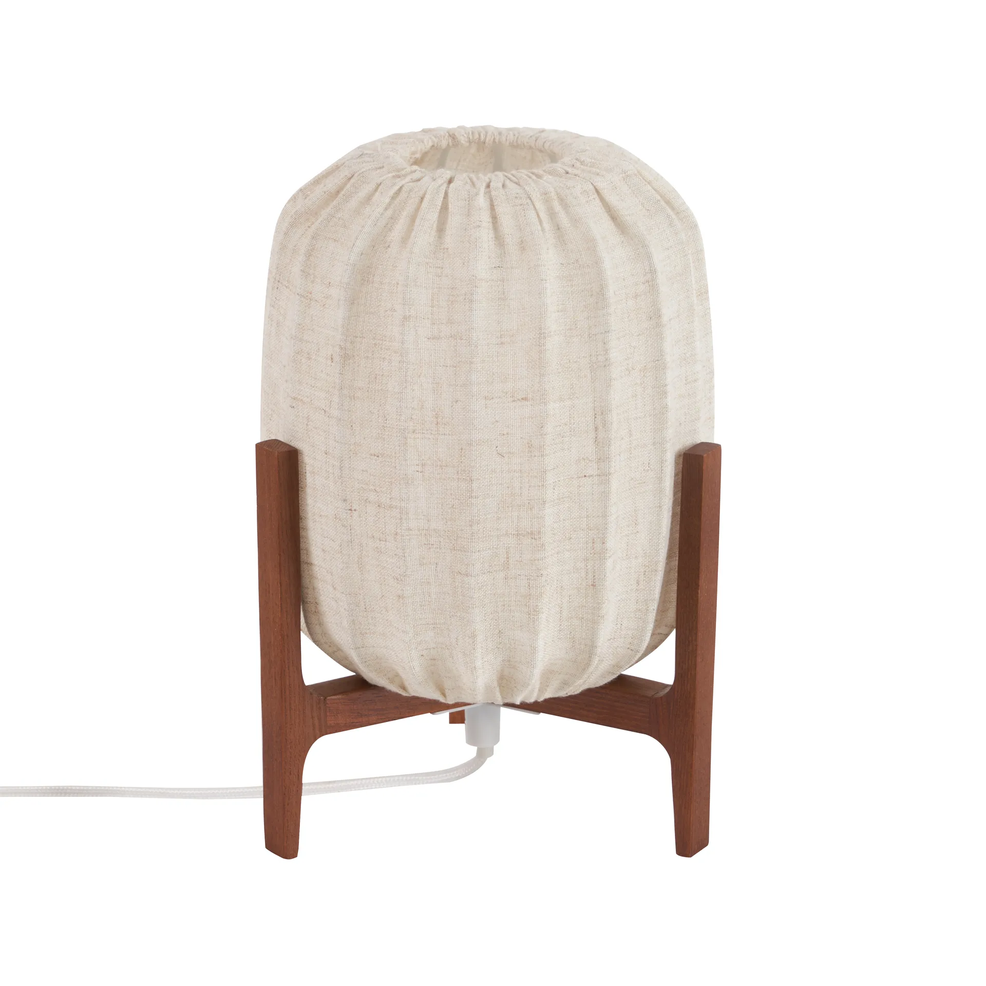 Prisma bordlampe, Dark ash-Natural, Mini Ø16×24,3 cm Watt & Veke