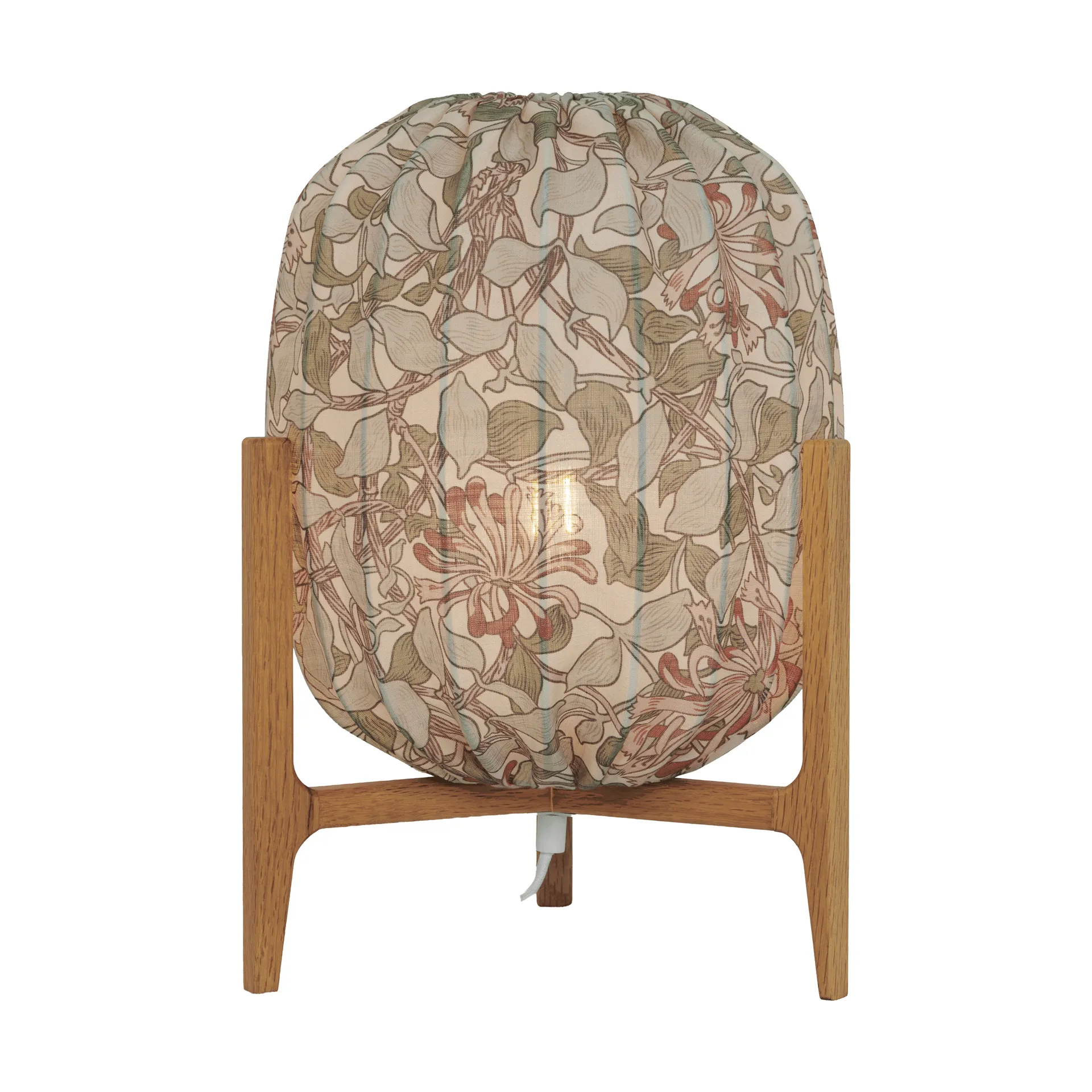 Prisma bordlampe, Oak-Honeysuckle blush, Ø27x42 cm Watt & Veke