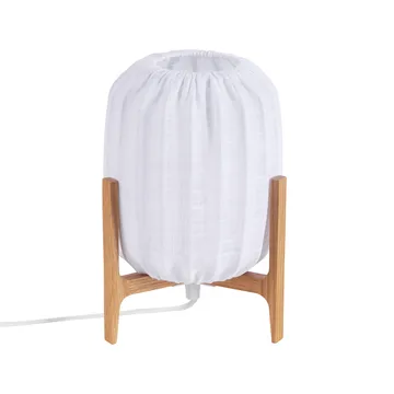 Prisma bordlampe - Oak-White, Mini Ø16x24,3 cm - Watt & Veke