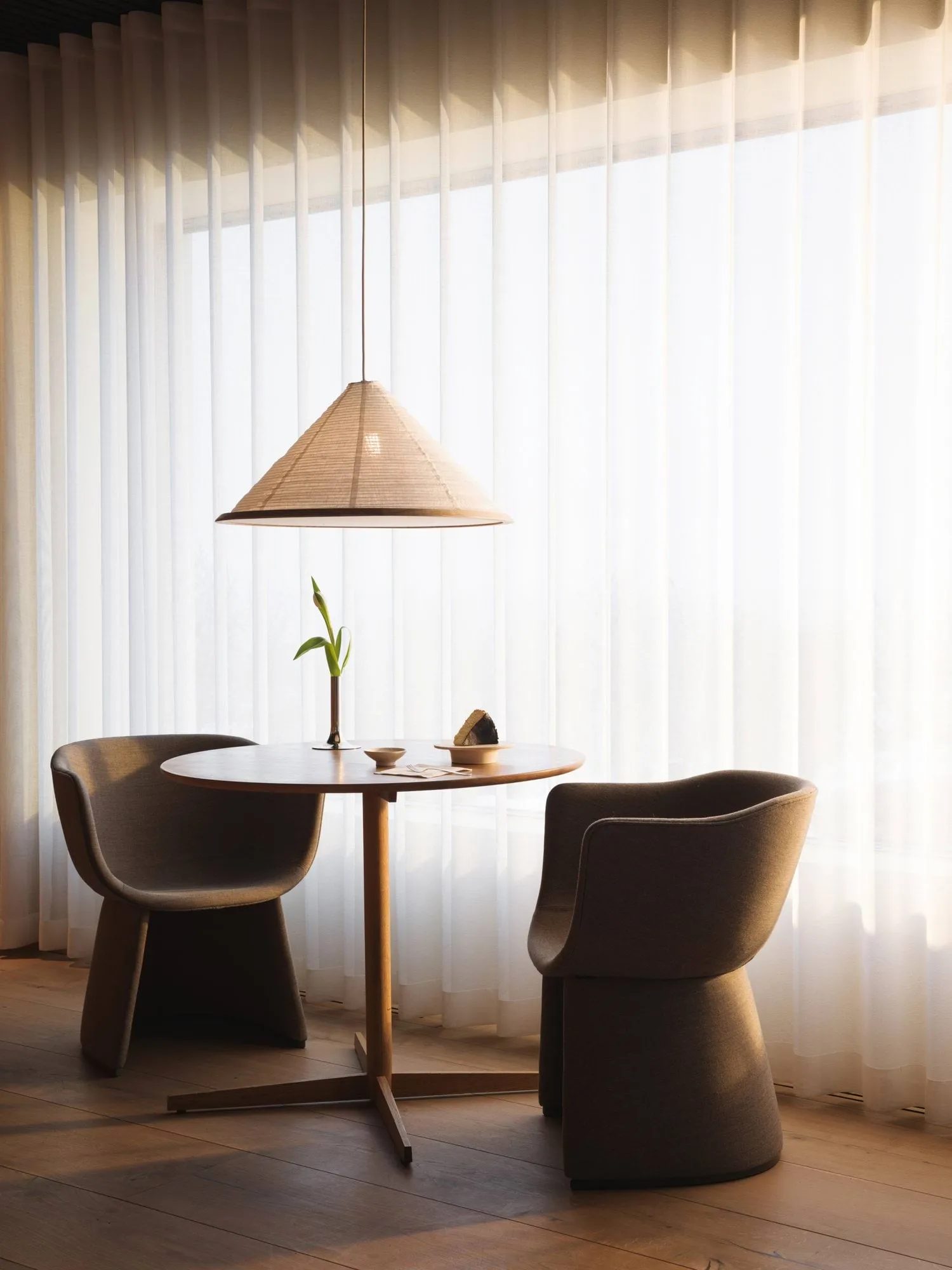 Shiro pendel lampe, White, Ø60x29 cm Watt & Veke