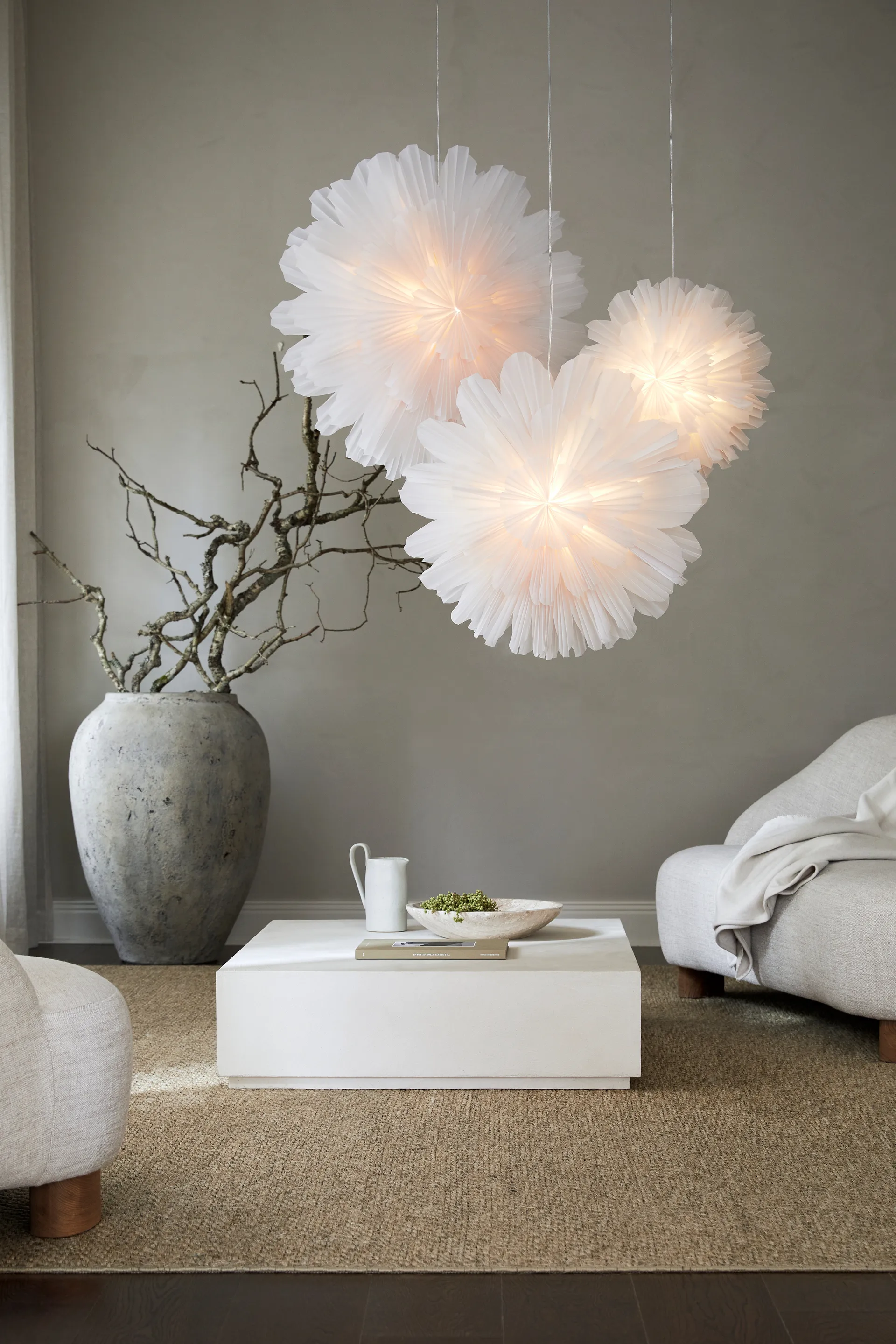 Snöblomma Advent stjerne, Ø80 cm Watt & Veke