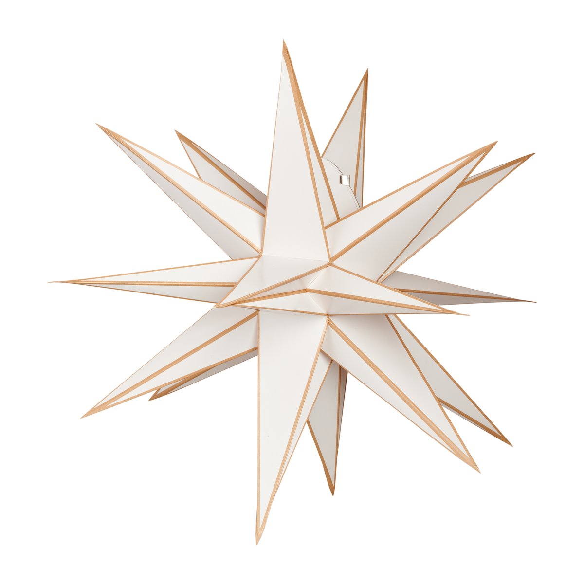 Watt & Veke Sputnik julestjerne Ø60 cm Hvid/Guld