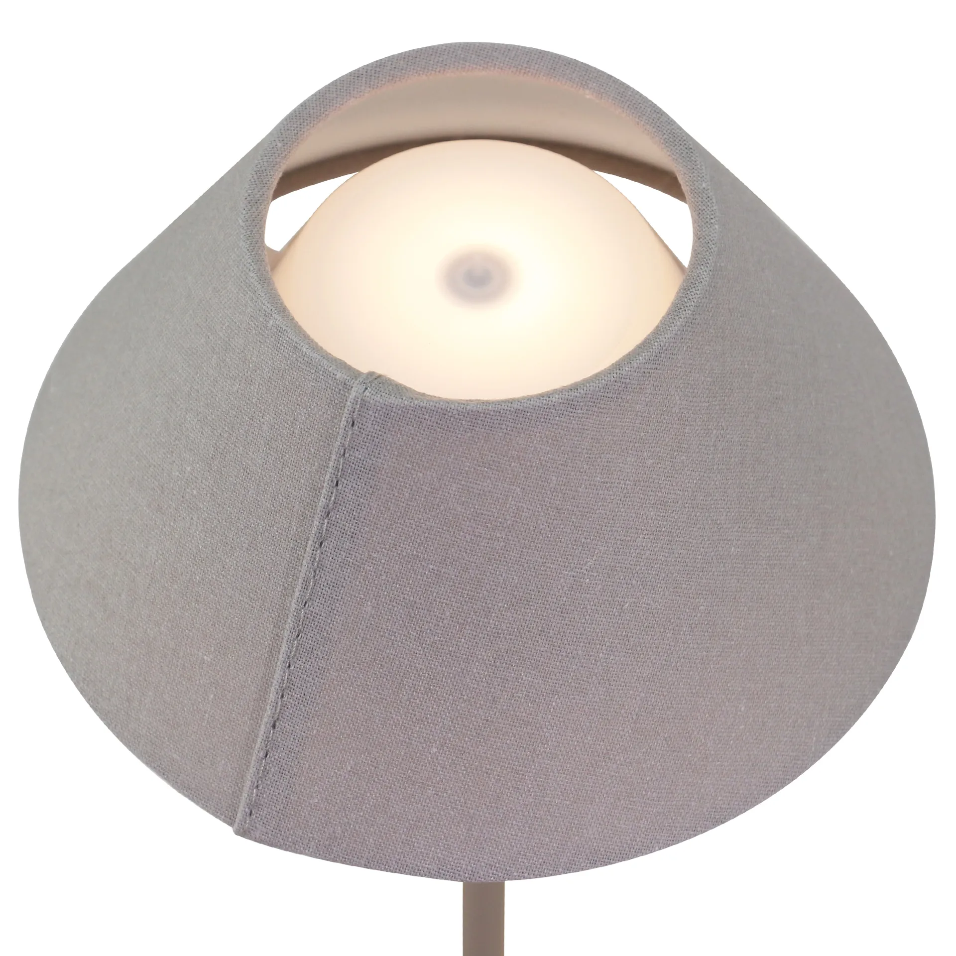 Teya bordlampe portable, Warm grey, Ø15x26 cm Watt & Veke