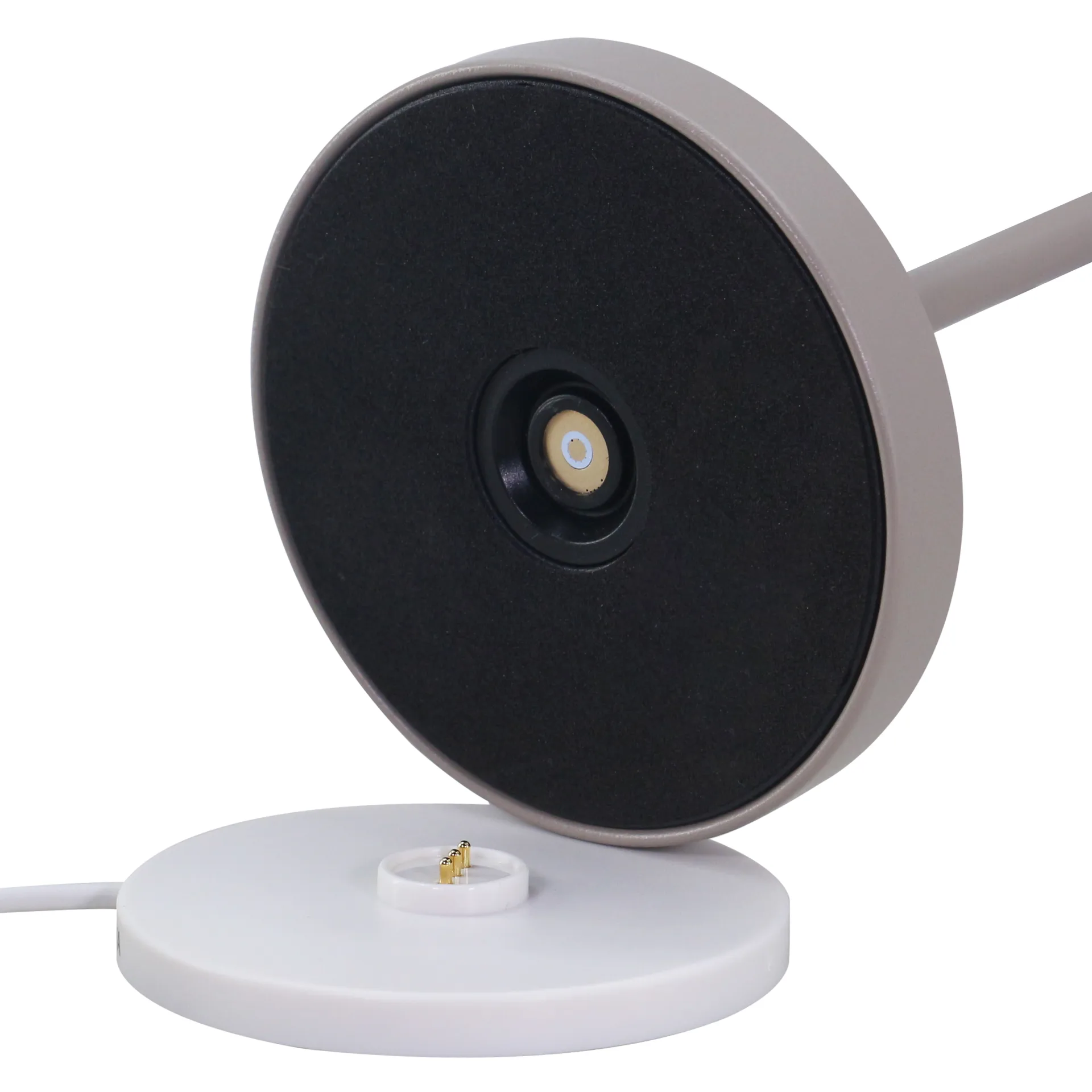 Teya bordlampe portable, Warm grey, Ø15x26 cm Watt & Veke