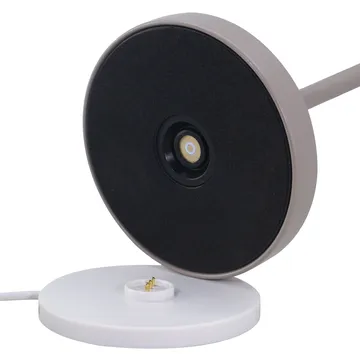 Teya bordlampe portable - Warm grey, Ø15x26 cm - Watt & Veke