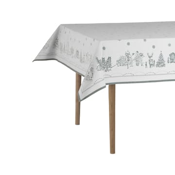 Julemorgen dug - Hvid-grøn, 140x240 cm - Wik & Walsøe