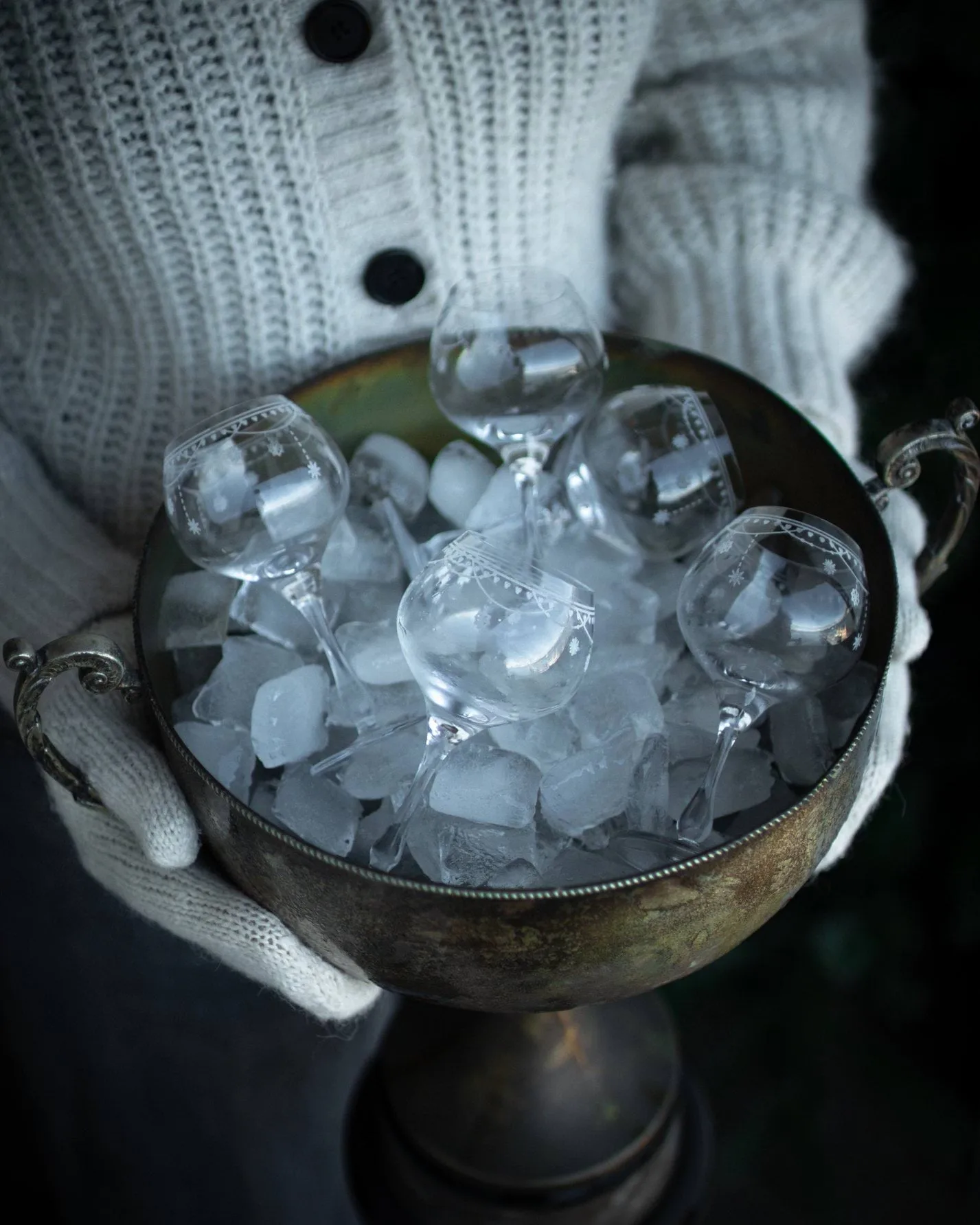 Julemorgen gildeglass vinglas, 12 cm Wik & Walsøe