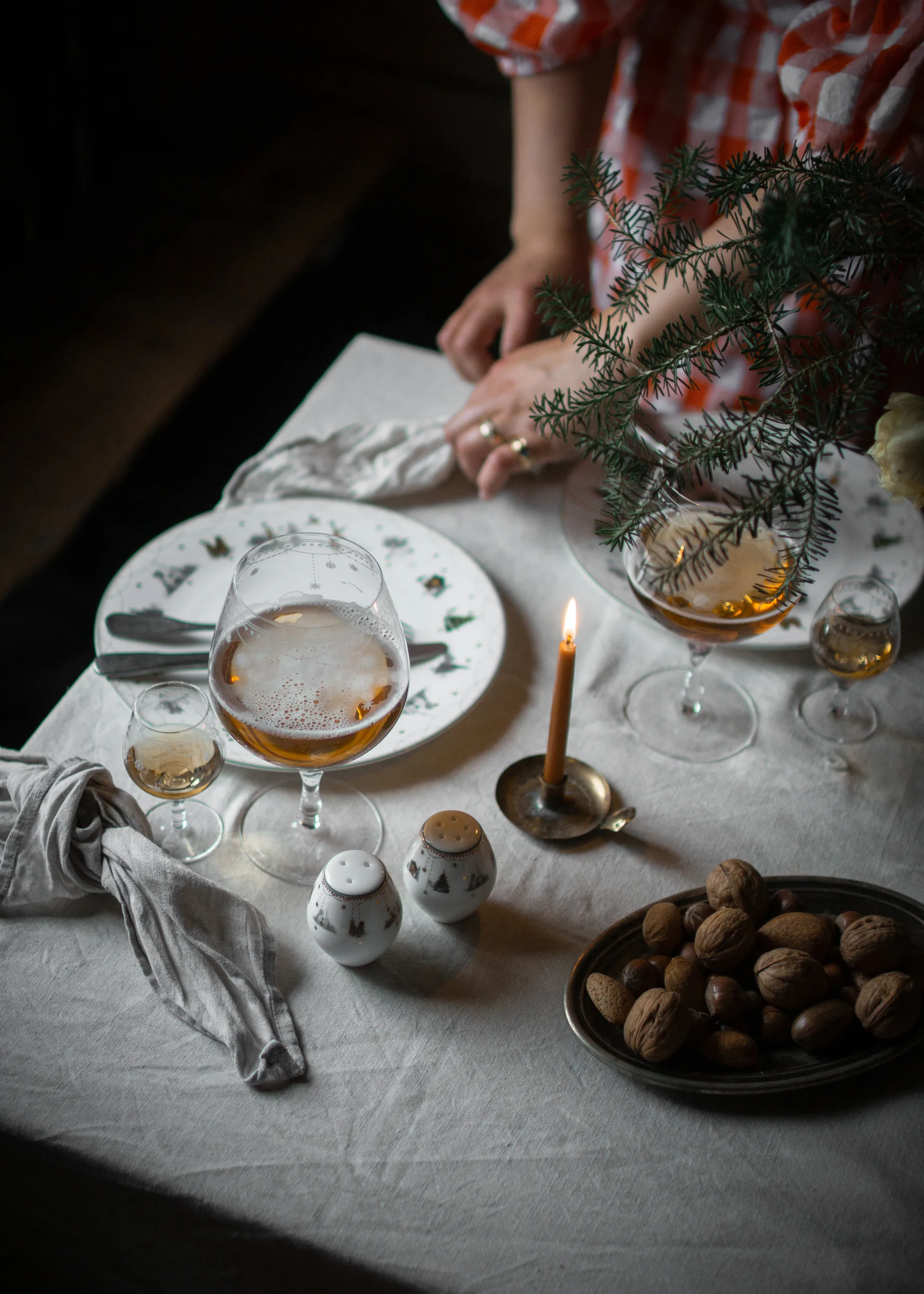 Julemorgen Story salt- og peberkar 2 dele, Hvid Wik & Walsøe