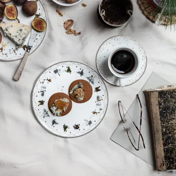 Julemorgen tallerken Ø20 cm 6-pak - undefined - Wik & Walsøe