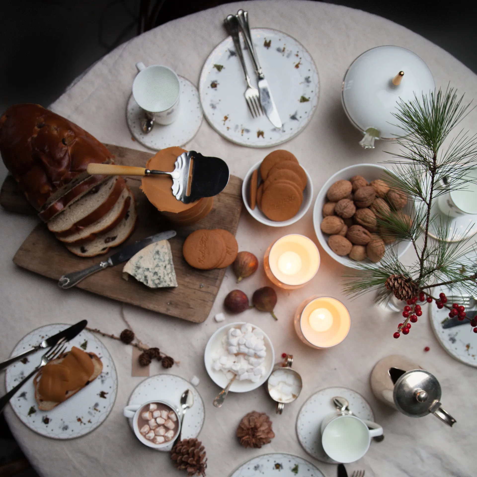 Julemorgen tallerken Ø28 cm 6-pak Wik & Walsøe