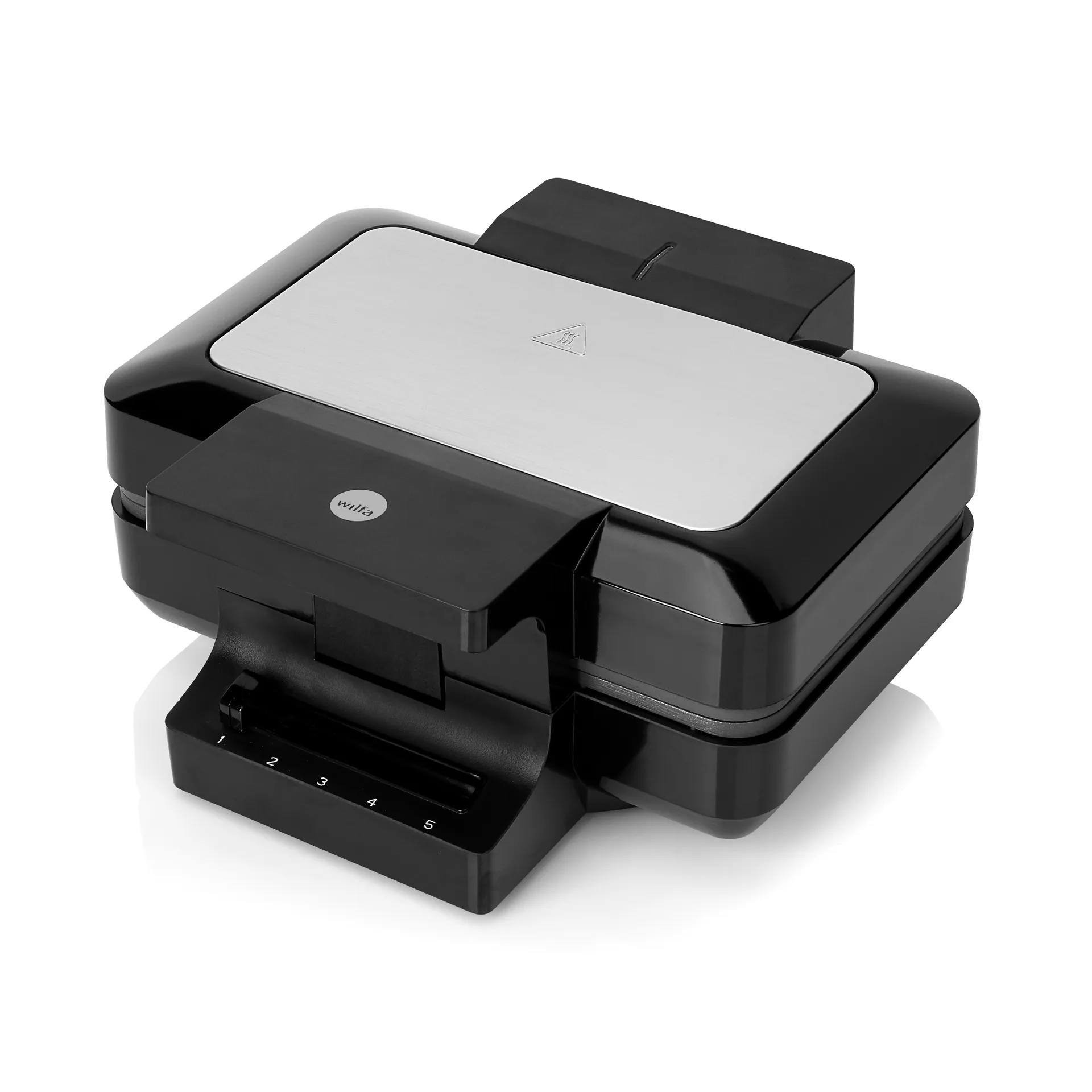 BW-1000B belgisk vaffeljern, Sort Wilfa