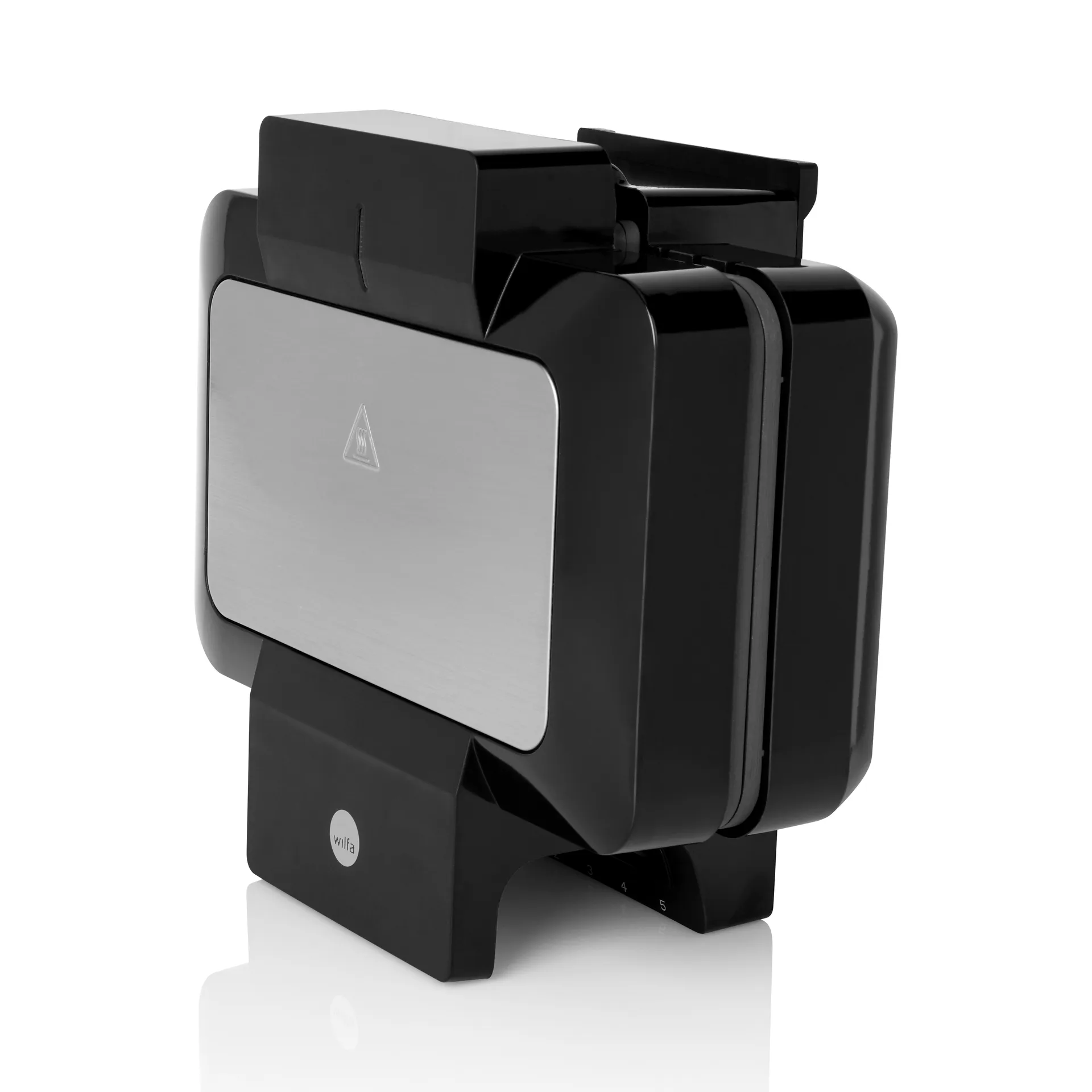 BW-1000B belgisk vaffeljern, Sort Wilfa