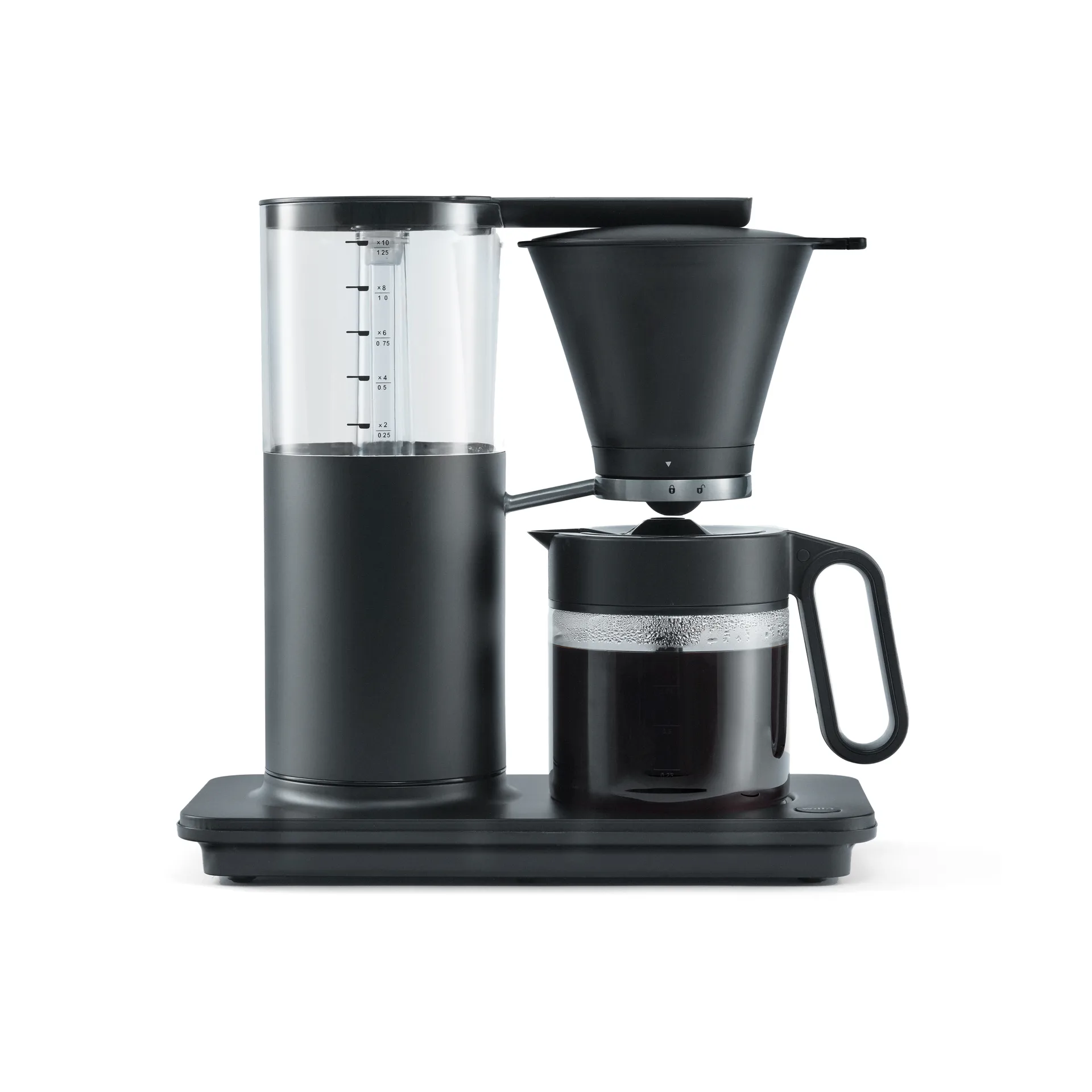 Classic Tall kaffemaskine 12 kopper, Mat sort Wilfa