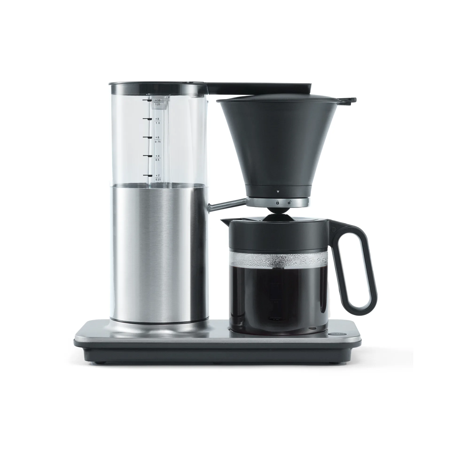 Classic Tall kaffemaskine 12 kopper, Sølv Wilfa