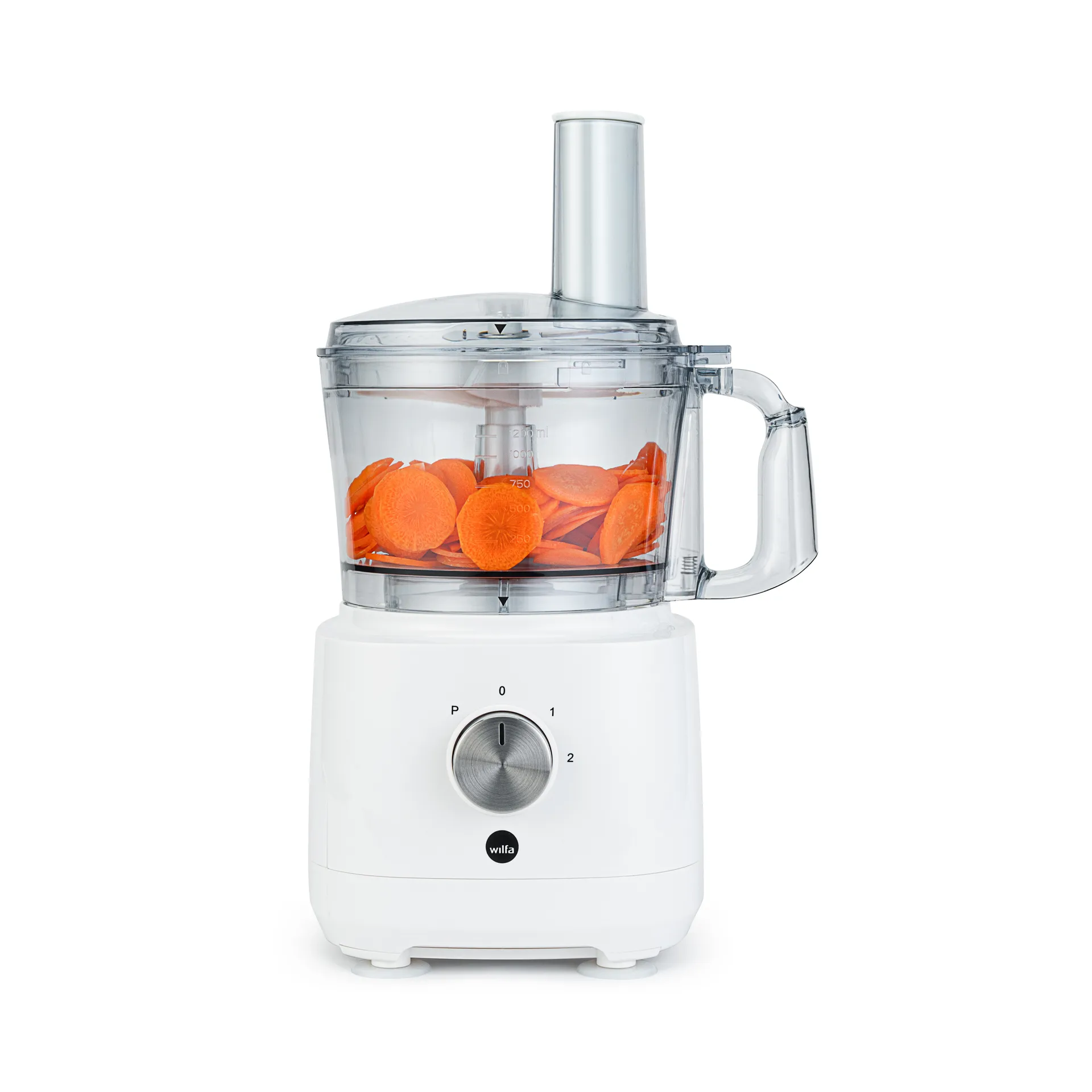 FP2-1000W easy foodprocessor 1,2 L, Hvid Wilfa