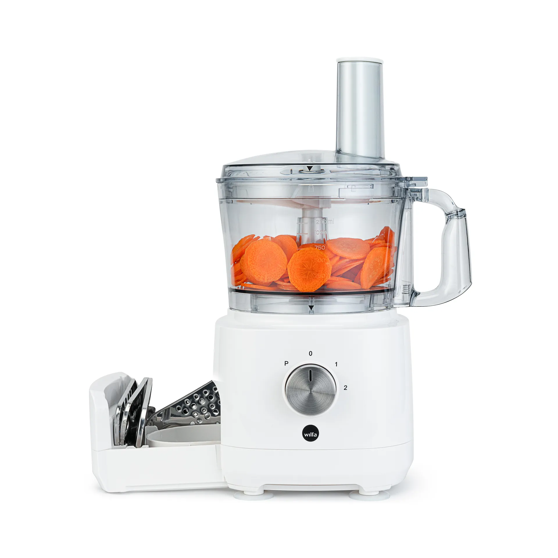 FP2-1000W easy foodprocessor 1,2 L, Hvid Wilfa