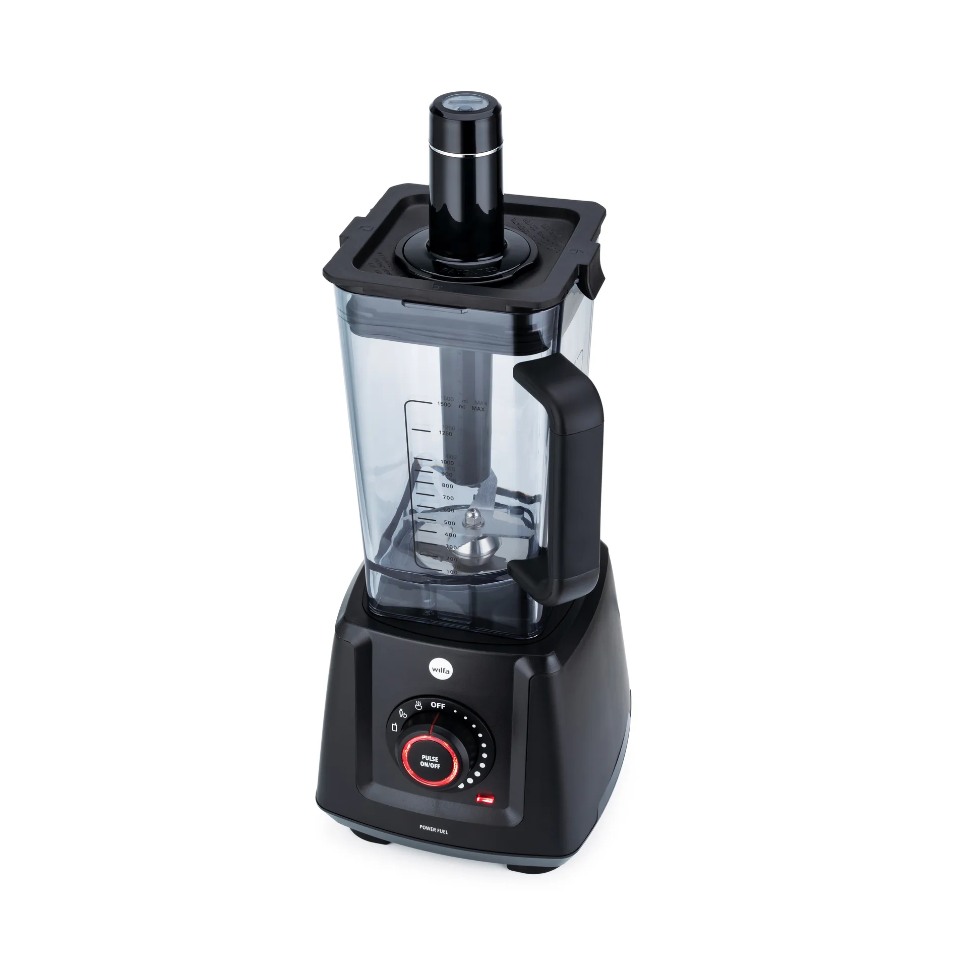 PB2B-P1200 powerfuel blender 1,5 L, Sort Wilfa
