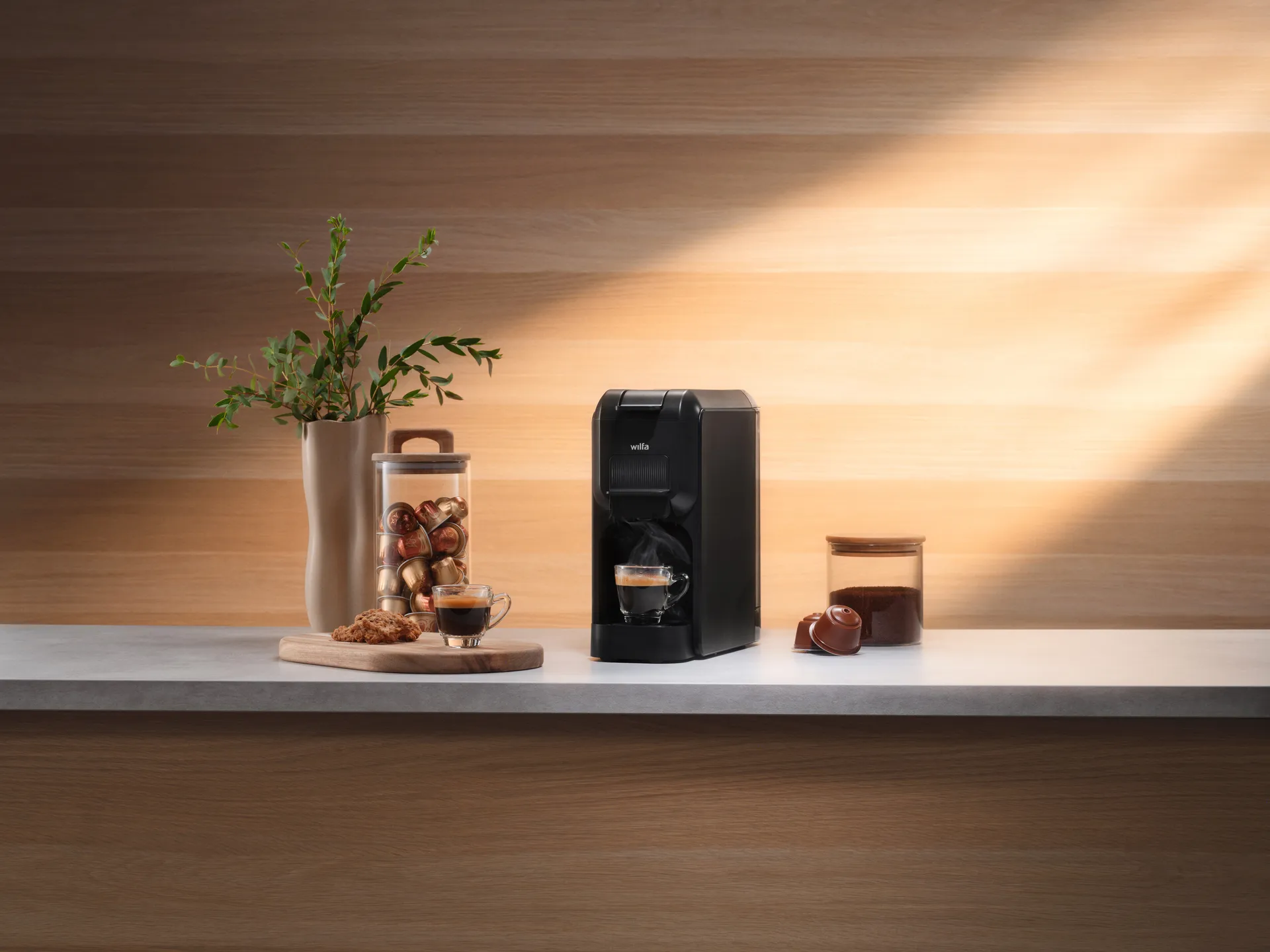 Volo MMA1T-TC15 multi mini kaffemaskine, Sort Wilfa