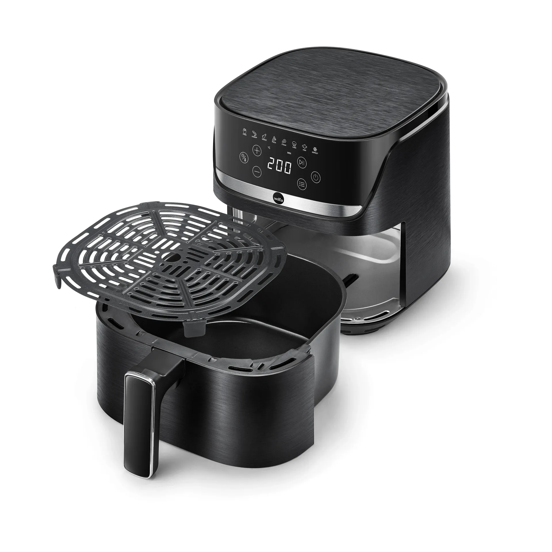 Wilfa AF4B-40P Crispier airfryer, Sort, 4 L Wilfa