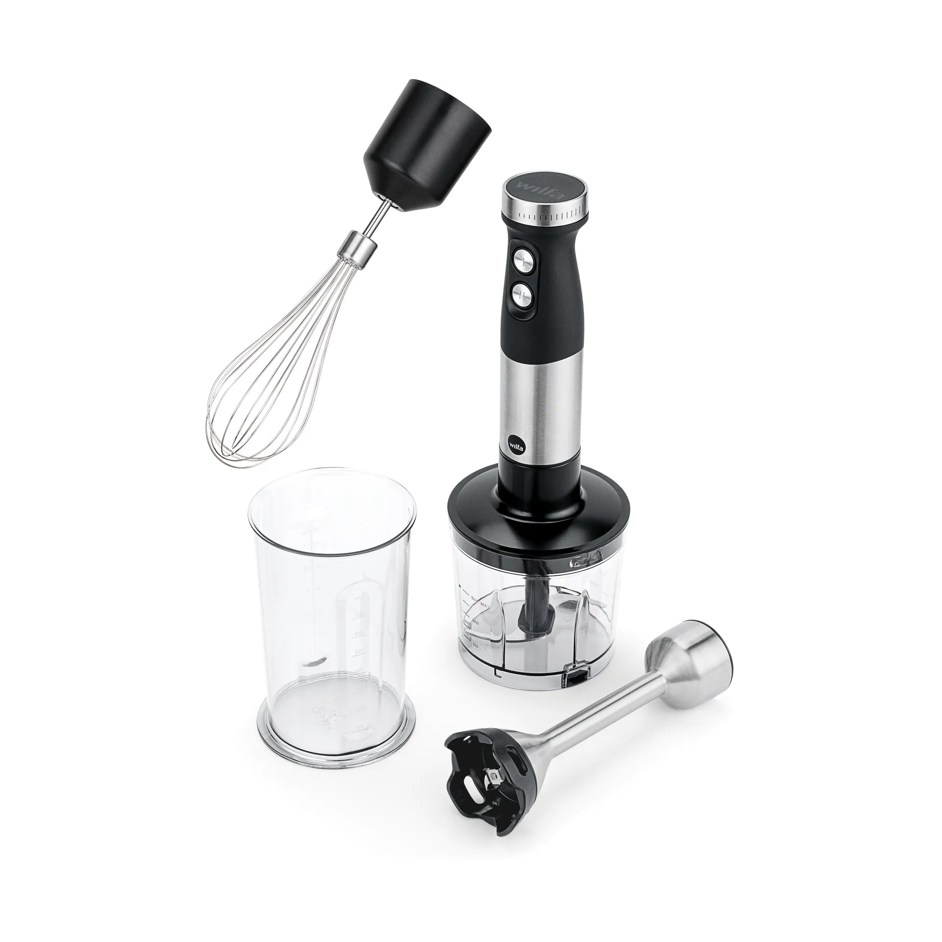 Wilfa Fusion 1000 stavblender, Rustfrit stål-sort, 1000 w Wilfa