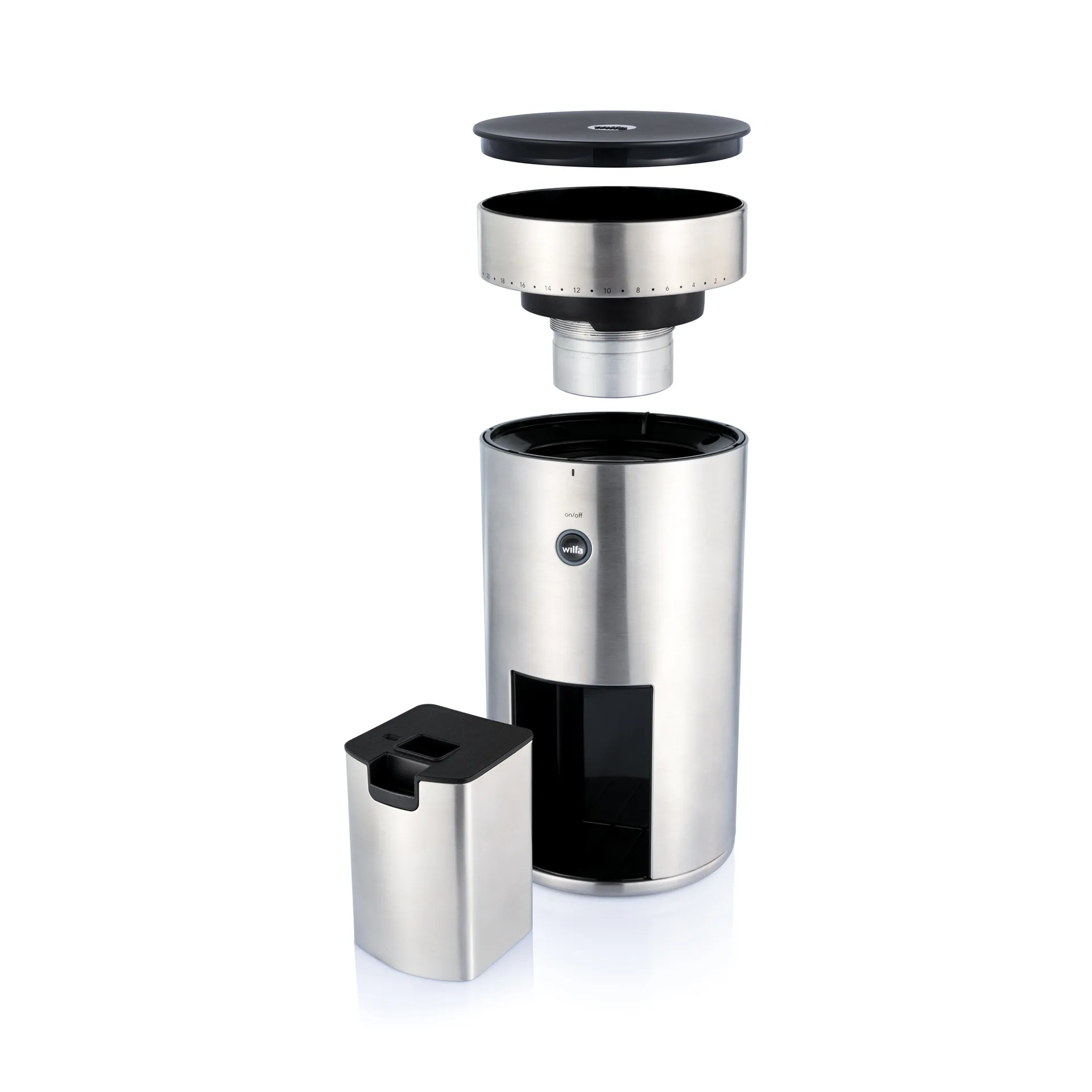 WSFB-100S kaffekværn, Sølv Wilfa