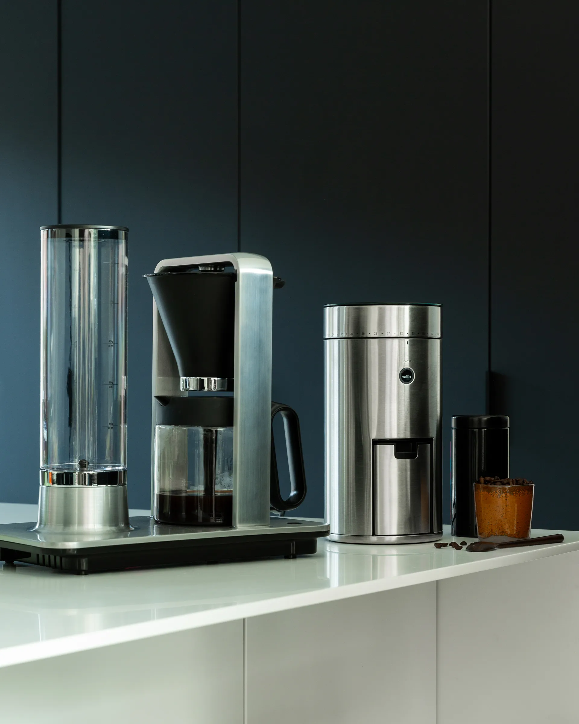 WSFB-100S kaffekværn, Sølv Wilfa