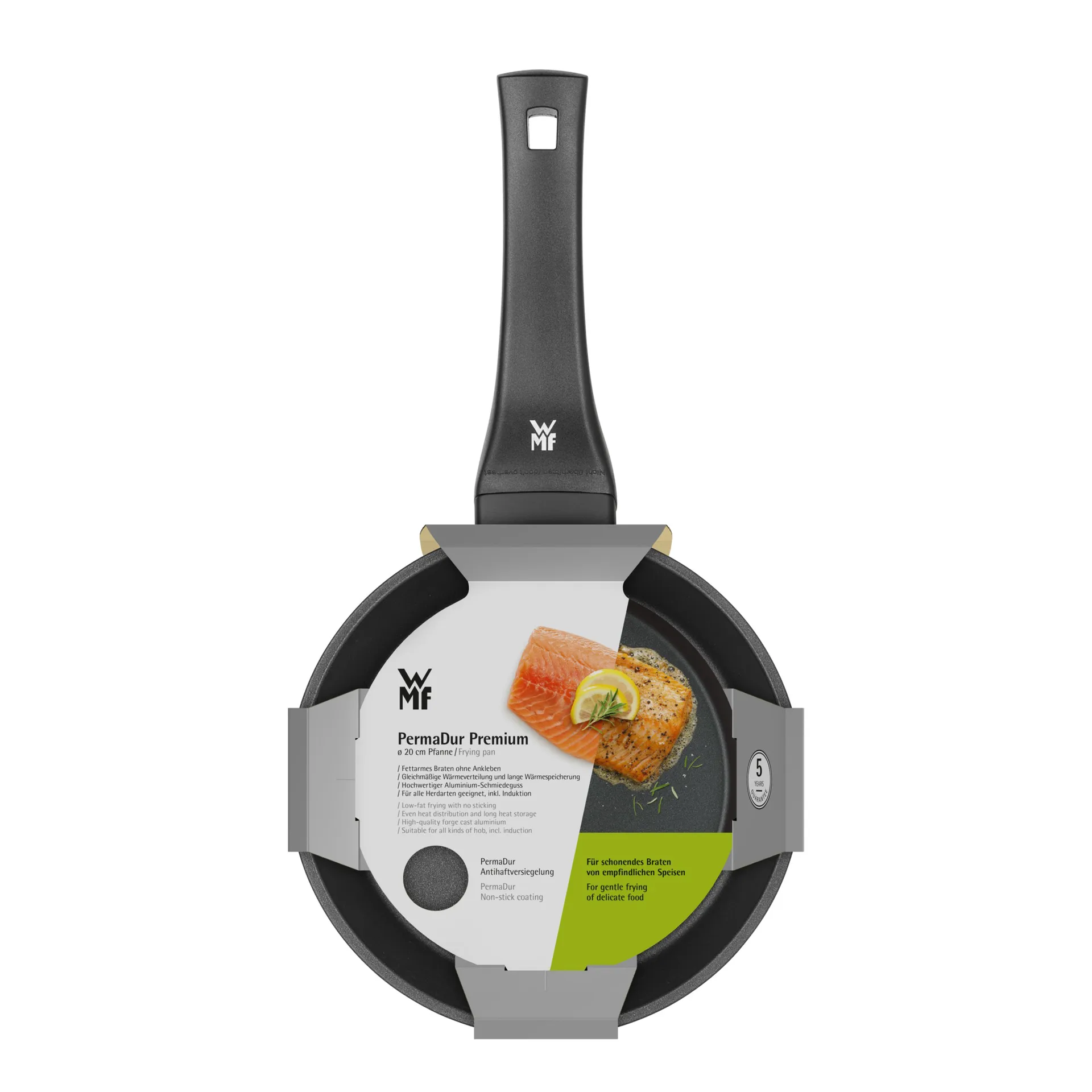 PermaDur Premium stegepande 20 cm, Sort WMF