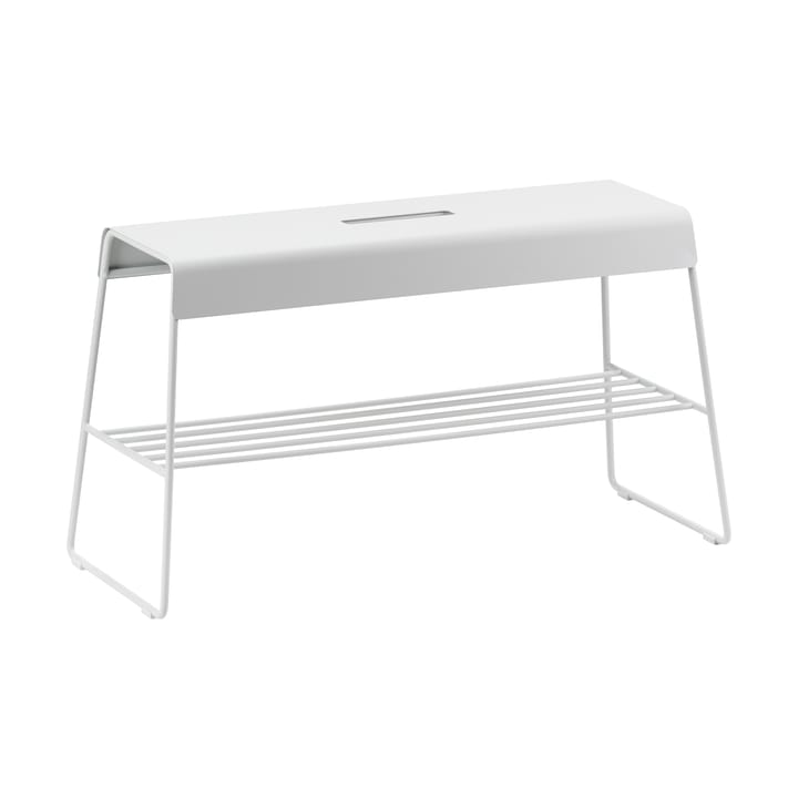 A-bench outdoor bænk med hylde 45 cm, Soft Grey Zone Denmark