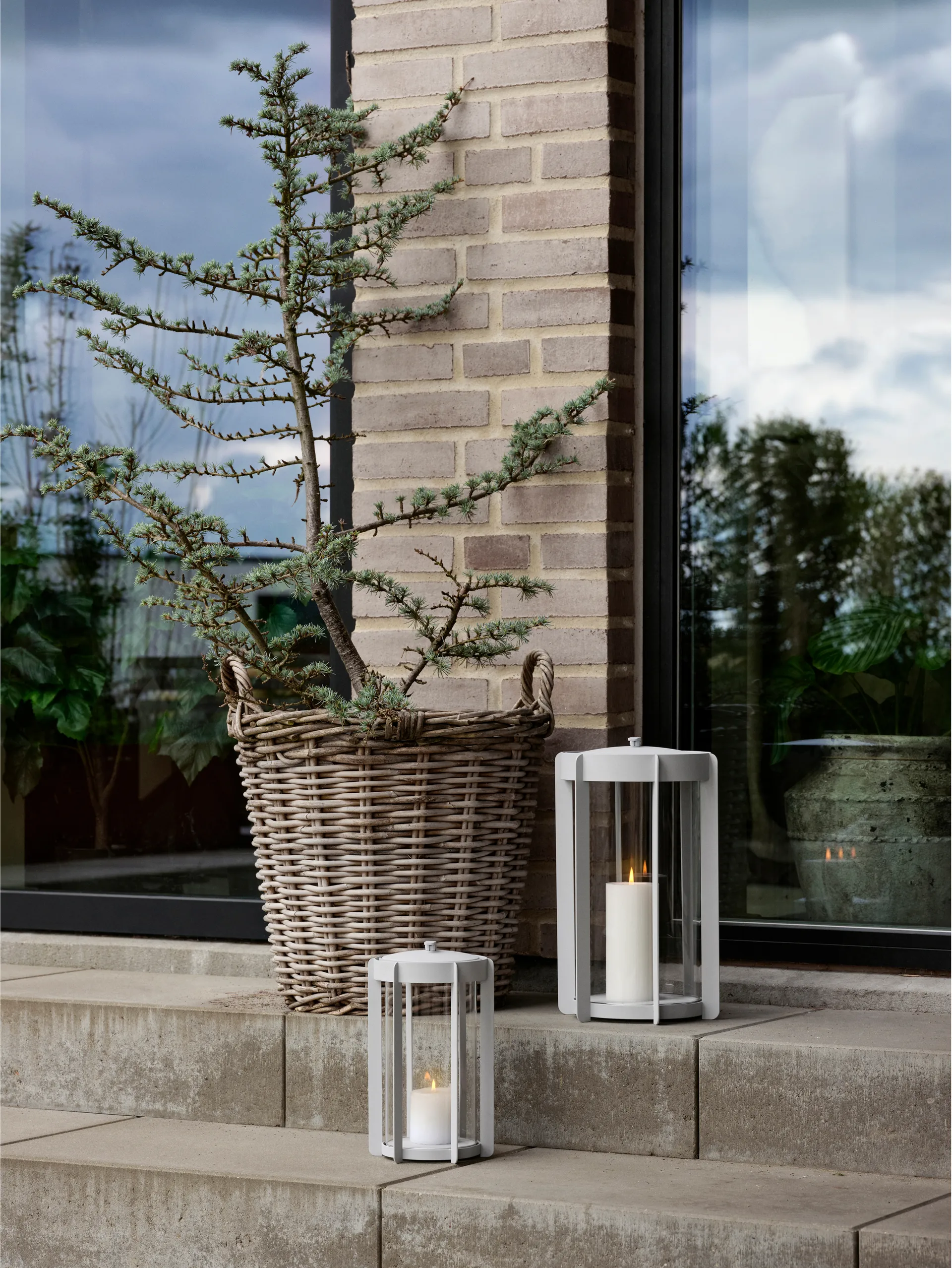 Firefly lanterne lygte 25 cm, Soft Grey Zone Denmark