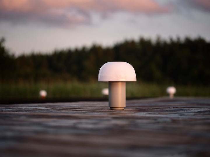 Harvest Moon bordlampe bærbar 22 cm, Warm grey Zone Denmark