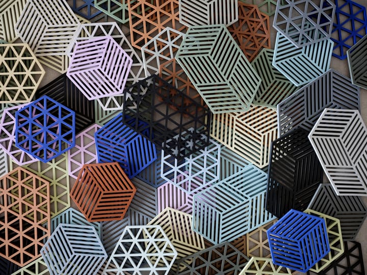 Hexagon bordskåner stor, Black Zone Denmark