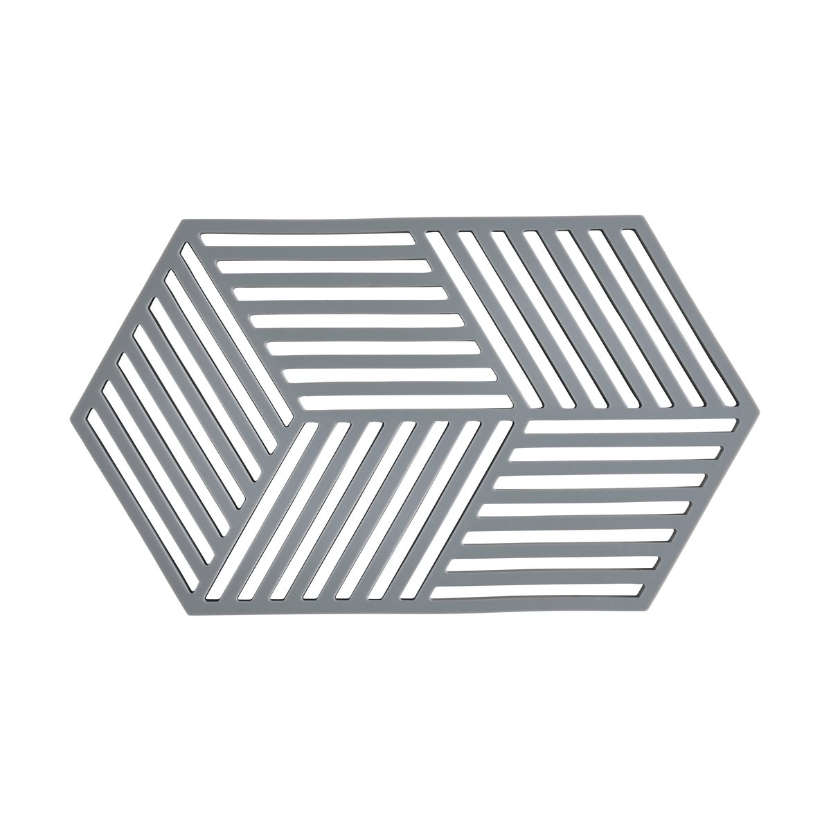 Zone Denmark Hexagon bordskåner stor Cool Grey