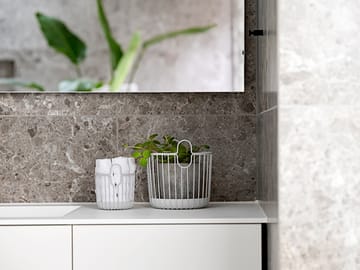Inu kurv 20x20 cm - Soft grey - Zone Denmark