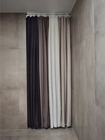 Lux bruseforhæng - Taupe, 180x220 cm - Zone Denmark