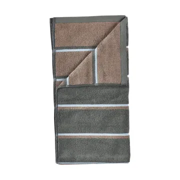 Sauna håndklæde - Olive green-taupe-blue fog, 50x100 cm - Zone Denmark