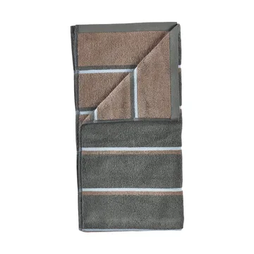 Sauna håndklæde - Olive green-taupe-blue fog, 70x140 cm - Zone Denmark