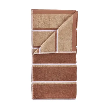 Sauna håndklæde - Terracotta-camel-lupine, 50x100 cm - Zone Denmark